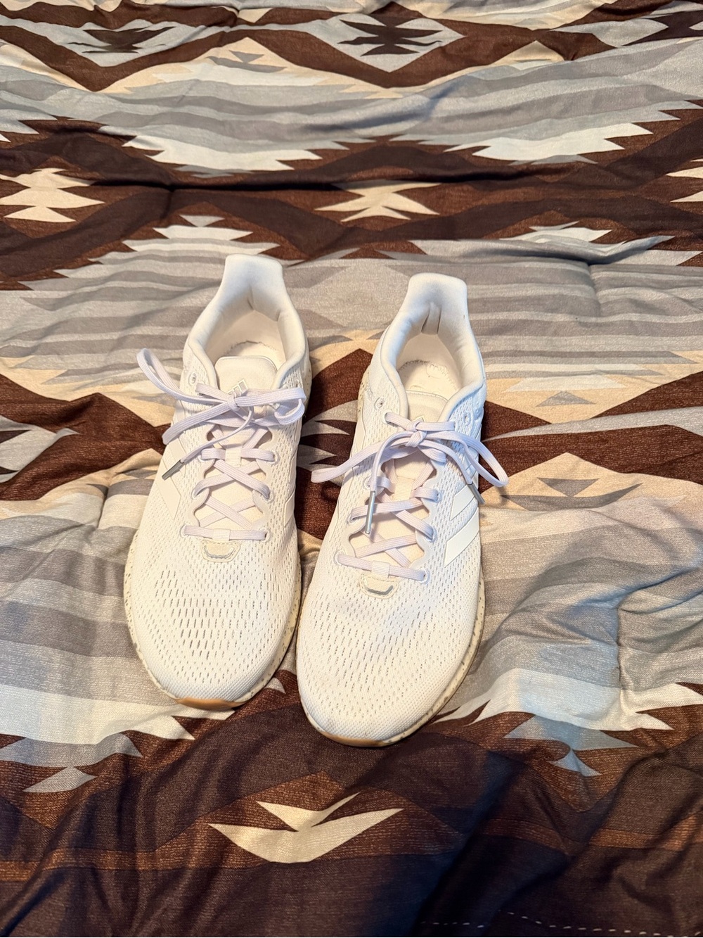 Adidas pureboost white sneakers
